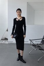 秋装连衣裙，女装连衣裙，ES MODISH