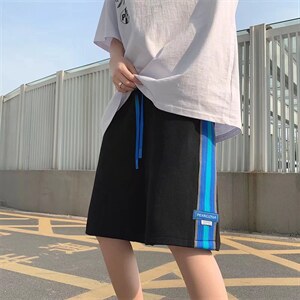 美式高街短裤男夏季潮牌ins休闲中裤GK74P28图片