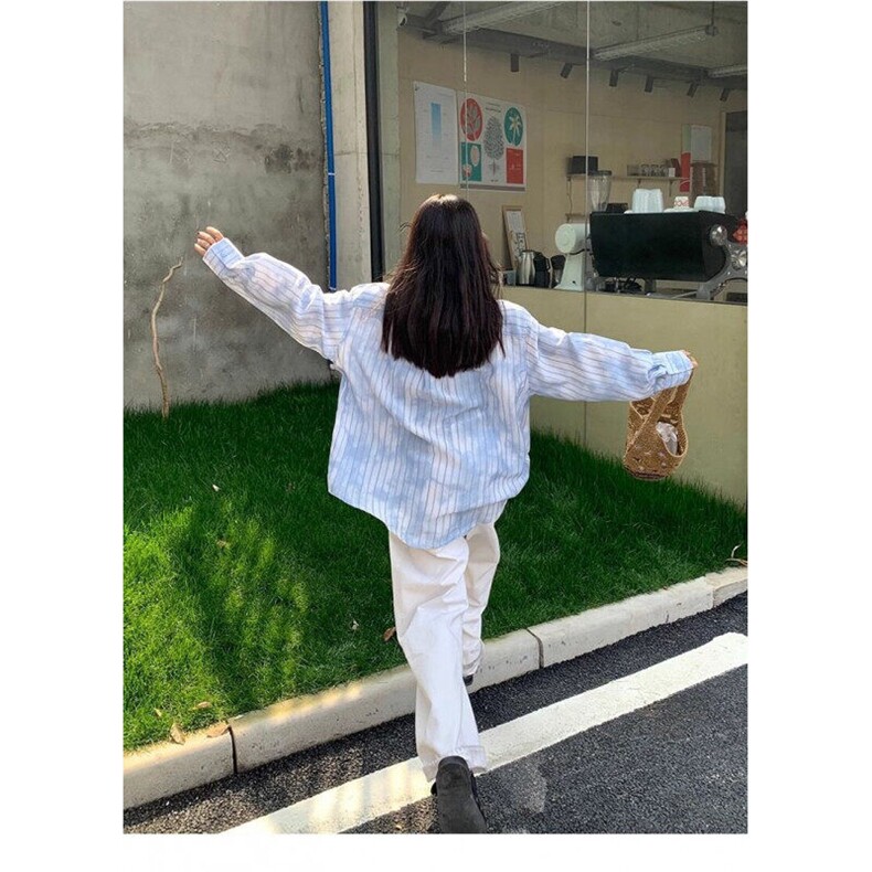 青春流行新款气质休闲长袖ins衬衫尖领潮百搭男女情侣夏季防晒衣,男装衬衫,星座506A