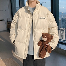 冬季青少年加绒加厚棉服时尚刺绣棉衣外套男士8873-P115控价148，男装棉衣，电商A441-1