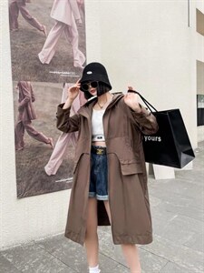 春装风衣图片