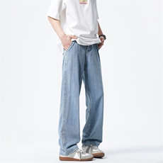 【跑量款，大货已出】宽松直筒水洗牛仔裤男A080-255-特P30元，男装牛仔裤，电商A080