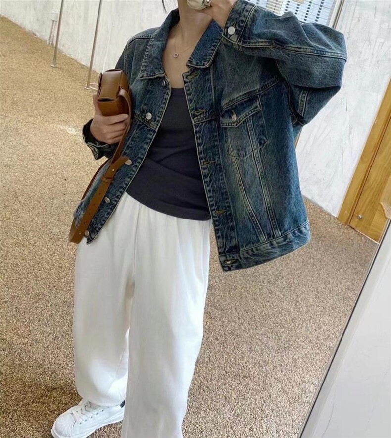 复古色牛仔外套，其它，cong 聪+