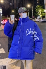 两面穿新款加绒棉衣男女棉服面包服情侣棉袄外套3325-P80控118，男装棉衣，星座207