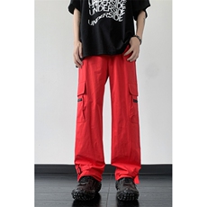 B221美式ins街头hiphop宽松休闲多口袋工装裤子LK23120-P65控88，男装休闲裤，电商B221