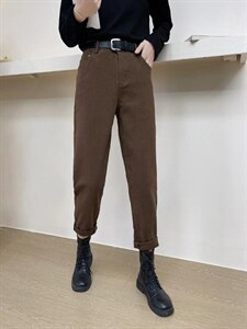 加绒休闲裤两色MLXL,女装休闲裤,Y·Z 羽倬