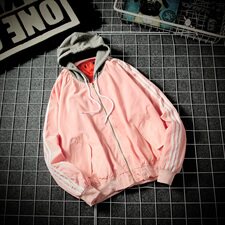 A003-927-P50秋冬季新品拼接连帽夹克男外套韩版日系铁框，男装夹克，电商A003