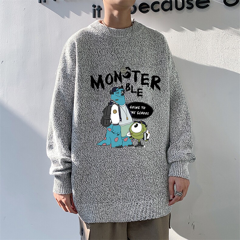 M19074-P45 加绒款-P65 加厚加绒毛衣男大码毛线衣男针织衫男线衫图片
