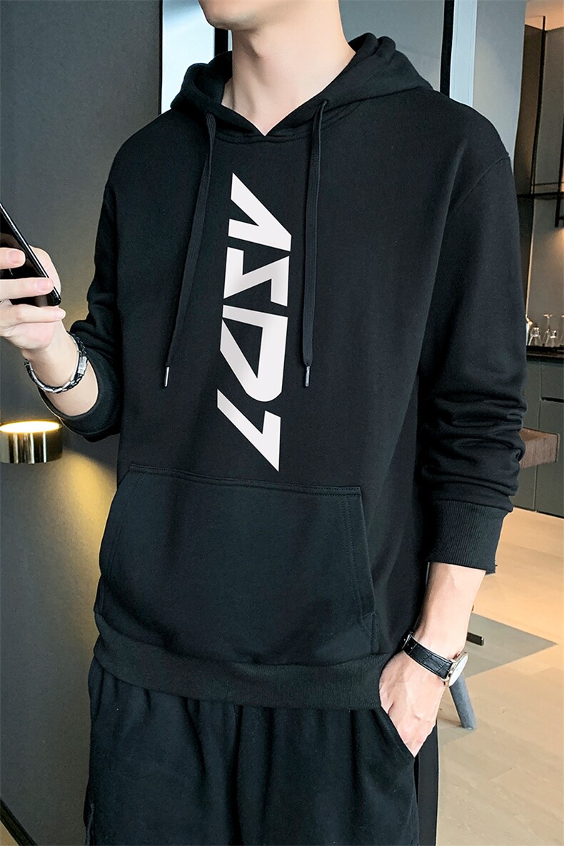 2021春秋季新款连帽宽松卫衣男士潮流百搭潮牌ins炸街DF174T,男装卫衣,电商A102