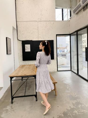 小碎花连衣裙，女装连衣裙，风姿秀衣