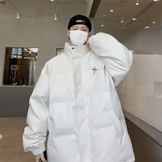 F101-P1052024新款PU皮棉衣男冬季潮牌加厚外套高级感羽绒棉服，男装棉衣，星座512-6