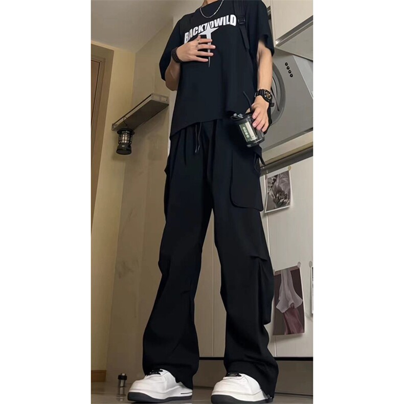 美式hiphop高街宽松弹力工装ins休闲裤货号K2301P55,男装休闲裤,电商A063