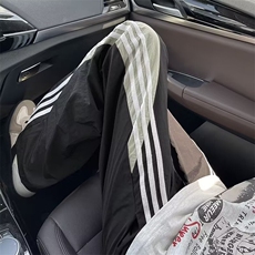 裤子男款夏季新款多巴胺速干休闲长裤宽松三条杠伞兵裤AK606-p38，男装休闲裤，星座1008