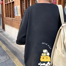 Q11090-P30春夏季七分袖t恤男大码五分袖男短袖中袖,男装T恤,电商A040