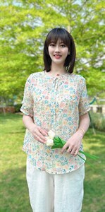 纯苎连衣裙小衫裤子裙子衬衣 时尚风 风淑女风休闲风,女装连衣裙,川哲