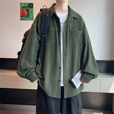 春秋季衬衫新款宽松休闲男女同款衬衣XZ102B-1-CS2563P47，男装衬衫，星座102B-1