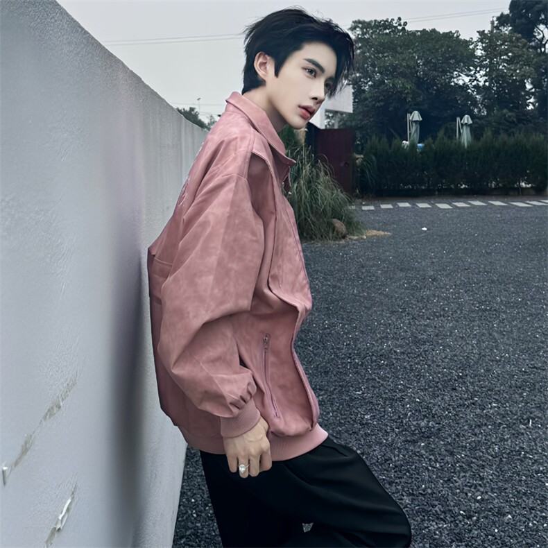 (图）春秋款cleanfit夹克机车服美式外套男2815-P75,男装夹克,星座910-5