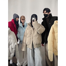 支持二开冬装加棉加厚立领棉服男女棉衣外套光板面包服M816-P70，男装棉衣，电商A441