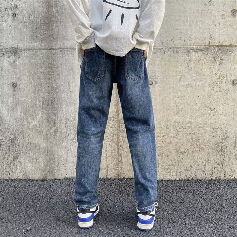 美式牛仔裤男春秋新款休闲直筒裤XB48P45,男装牛仔裤,星座1116-2