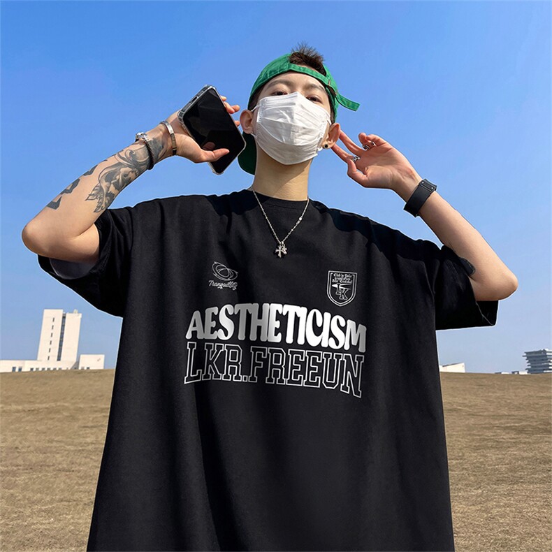 量大优 供视频 220克美式短袖t恤T2308得物直播有280克品质图片