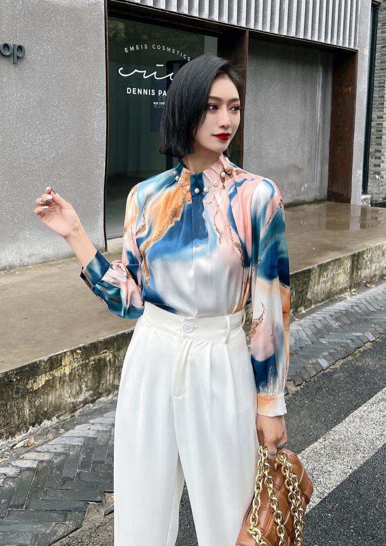 （现货）春款仿醋酸小衫，其它，起奢