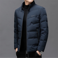 轻薄羽绒服男2024冬季立领短款超轻便中青年保暖白鸭绒防风外套男，男装羽绒服，电商B212（原钱塘6029）