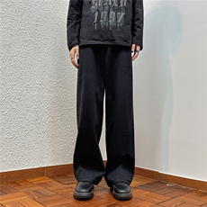 k1029-p40-控59M-5XL港风黄泥破洞高阶黑暗破洞宽松大码牛仔裤，男装牛仔裤，星座116