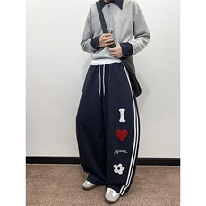 春秋季运动裤男宽松直筒休闲裤青年卫裤K0858-P50，男装休闲裤，星座308B-2