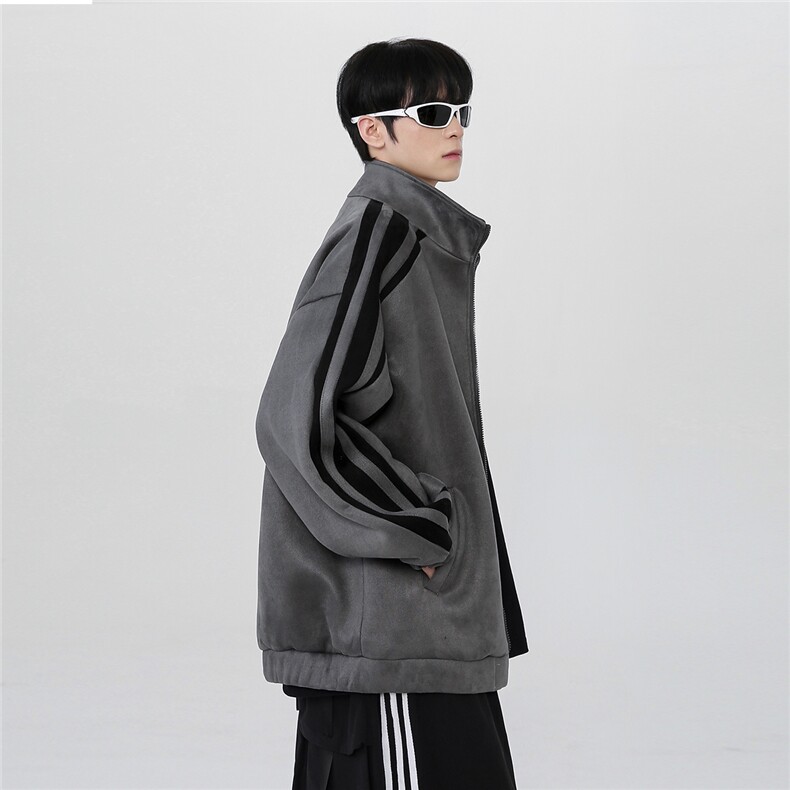 现货外套男秋季款鹿皮绒美式情侣休闲运动夹克棒球服jJK306-P68,男装夹克,电商C307