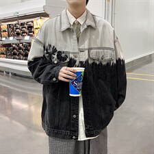 潮流牛仔夹克潮男春季夹克J2161P75,男装夹克,星座1116-2