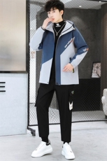 2025秋冬加绒套装男士休闲两件套装，男装休闲套装，星座1206（原A206）