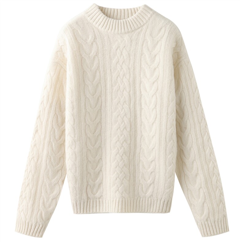 2025年秋季新款加厚扭花半高领针织儿童上衣时尚休闲通勤百搭，童装儿童羊毛衫，暖钟情羊绒