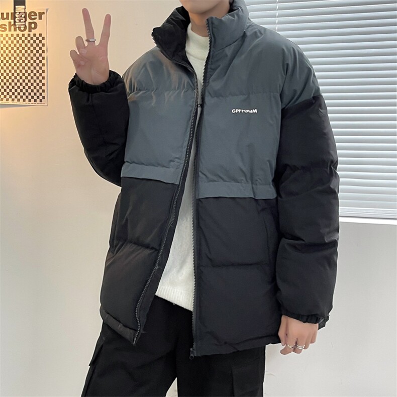 G冬夹克衣加厚立领ins港风休闲袄外套韩版痞帅服W2289-P75,男装棉衣,星座512-4