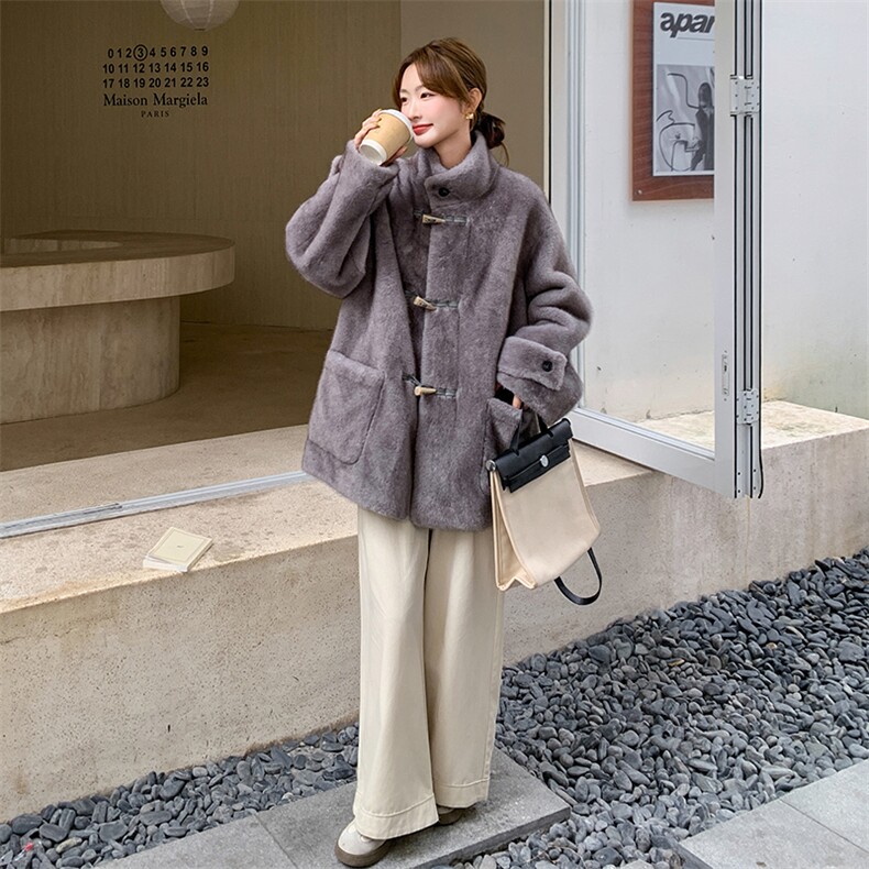 【新款】24冬季毛毛皮毛一体脸色可选#665-P240-K348,女装短外套,2C317