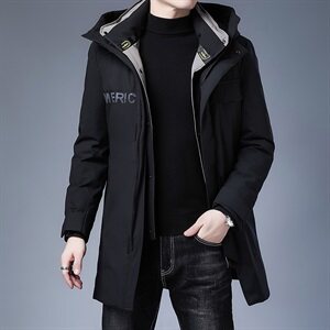 L632钱塘2020-2冬季男士羽绒服90绒中长款连帽爆款主推精品P300图片