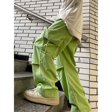 美式高街11工装直筒裤男潮牌hiphop阔腿拖地裤XZ211-1-K2202-P65，男装工装外套，星座211-1
