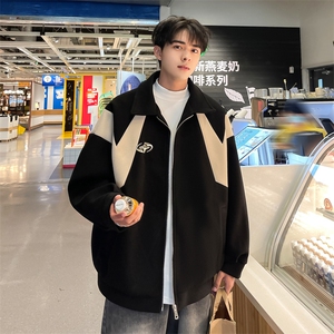 男装夹克 2026秋冬季新款呢料毛呢大衣男生外套XZ514-2-F591-P115图片