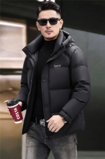 2025新款冬季短款90绒子白鸭绒羽绒服外套中年男装加厚羽绒服夹克，男装夹克，钱塘723