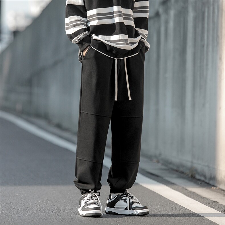 抖音直播得物2025秋冬Cityboy新品纯色运动裤卫裤K006P45,男装休闲裤,电商042