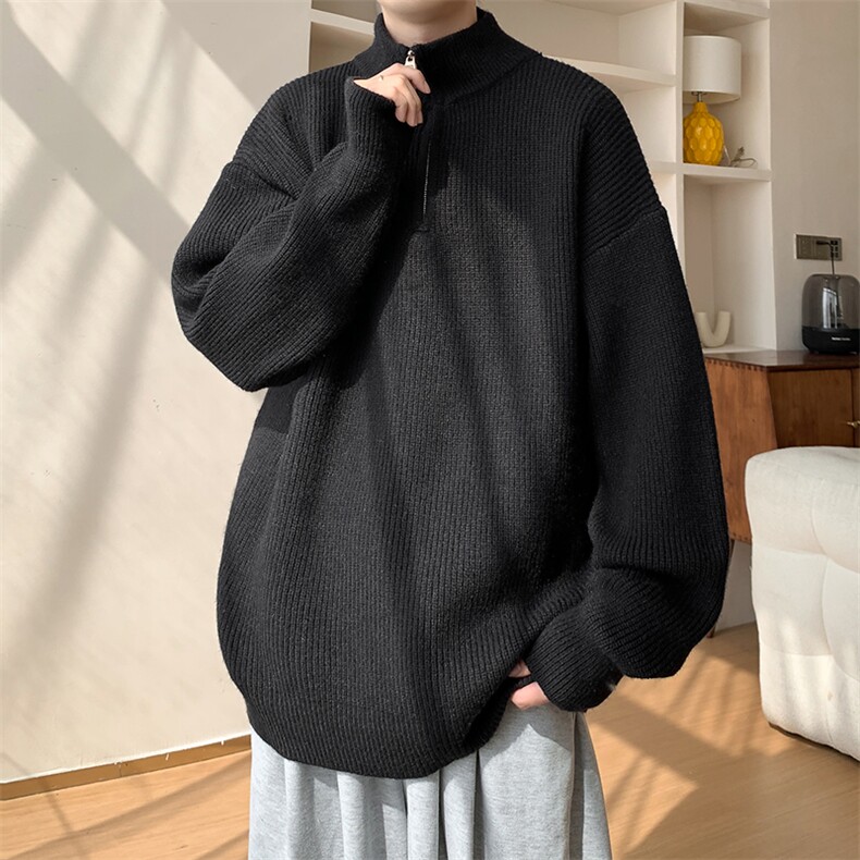 男士针织半拉链针织毛衣A367MK05MP60控88,男装针织衫/毛衣,电商A367