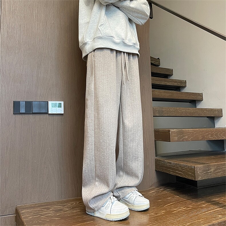 YK86115-P40加绒P46人棉%氨纶3%涤纶72%秋冬新款直筒卫裤男,男装休闲裤,电商A086-1