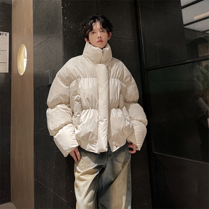 美式复古短款棉服男冬季加厚面包服棉衣外套811A-WH012-P118控168图片