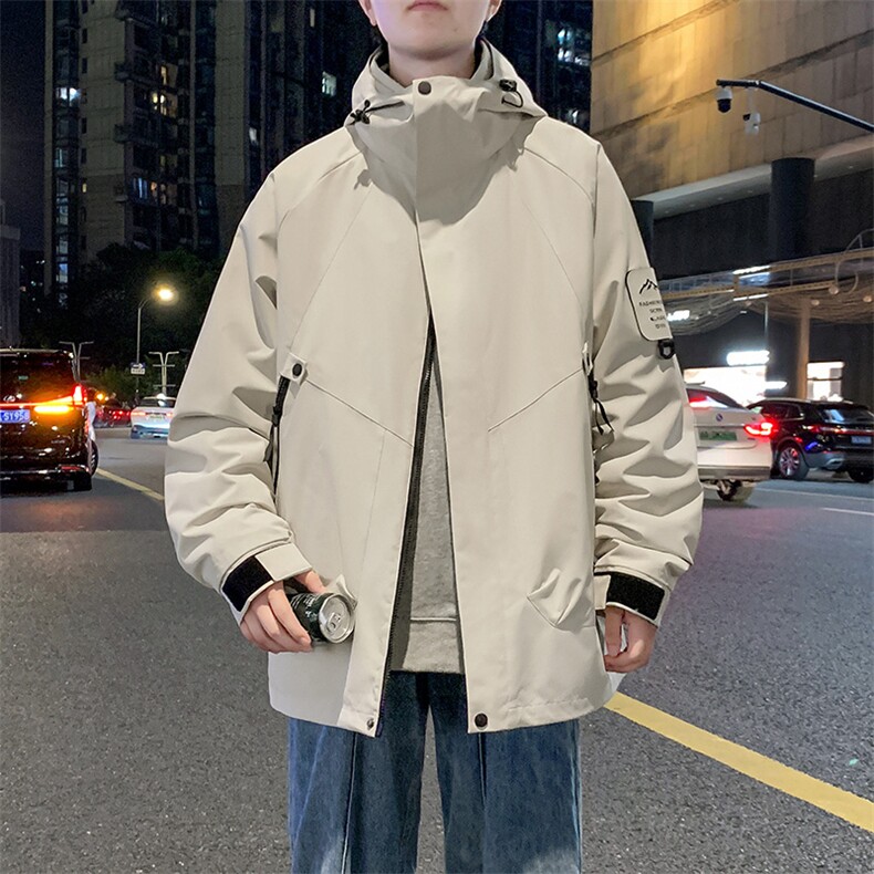 三合一情侣冲锋衣男石墨烯内里户外三防摇粒绒冲锋夹克-P128,男装夹克,电商B306