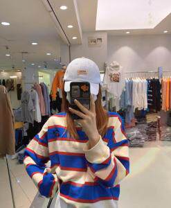 条纹卫衣，女装卫衣/绒衫，m.o