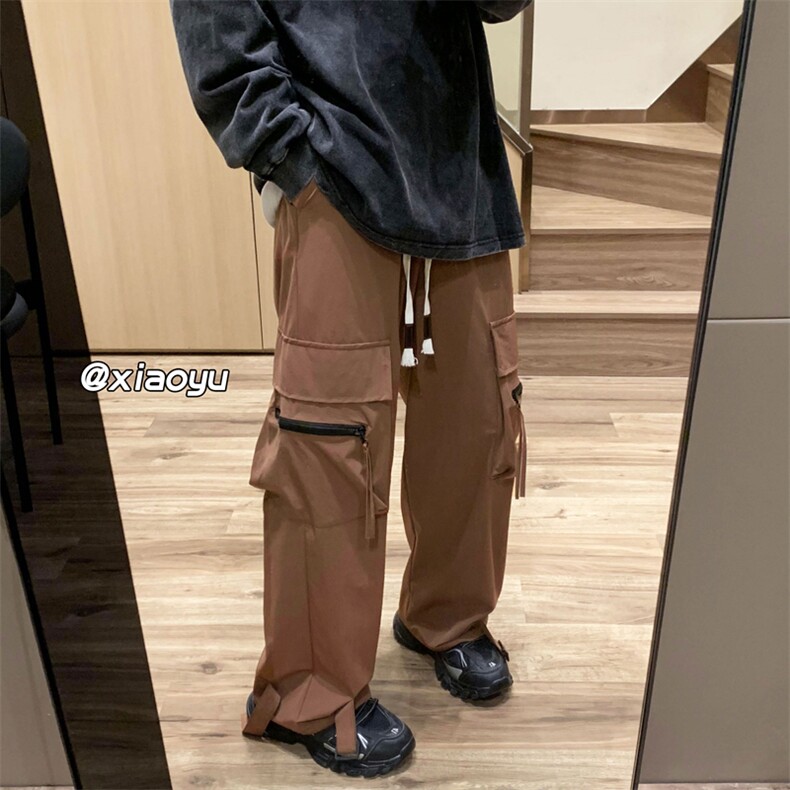 XZ616秋季新款工装裤机能裤宽松百搭休闲裤TY412P65控78,男装休闲裤,星座512A（原616）