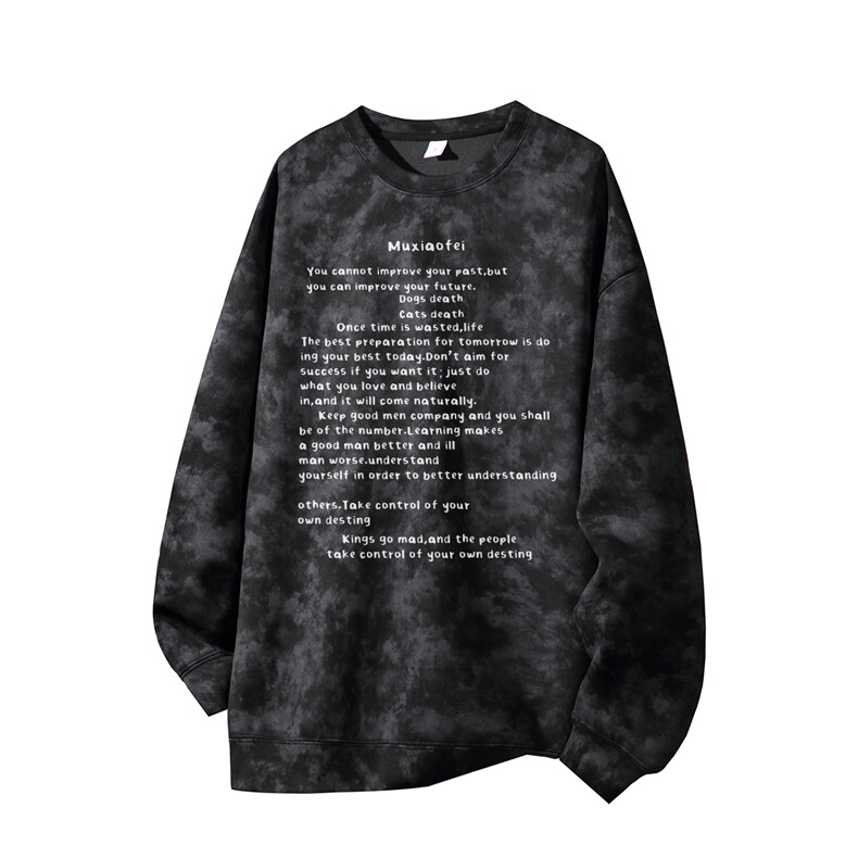 得物供货、重磅420克现货麂皮绒扎染卫衣HD019-1-LY25137ZR-P35,男装卫衣,电商019-1