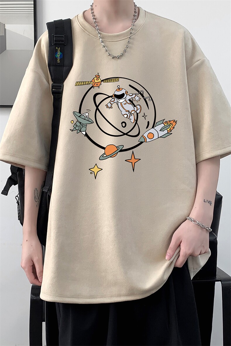 麂皮绒短袖t恤男大码半袖男JD82142-P25,男装T恤,电商A040