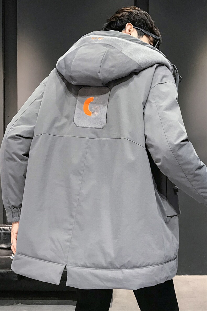 冬季保暖中长款棉衣男加厚棉服外套棉袄DS619T,男装棉衣,电商A102