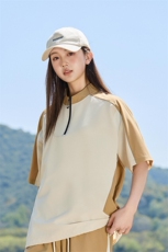 美式运动短袖T恤女士夏季2025新款潮流宽松上衣A406T6065特P35，男装T恤，星座309（原A406）
