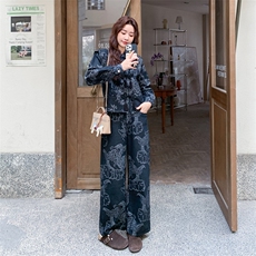 瑞2C278-2025秋款，牛仔复古时尚套装9001-P198-K278，女装套装/套裙，2C278